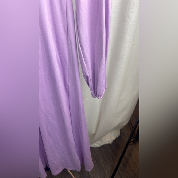 Velvet Torch Purple Long Sleeve MIDI Dress Size Large(12-14) NWT - Picture 10 of 16
